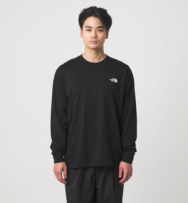 UNITED ARROWS green label relaxing「＜THE NORTH FACE＞バック スクエアロゴ ロングスリーブ 長袖 Tシャツ」|Tシャツ・カットソー|