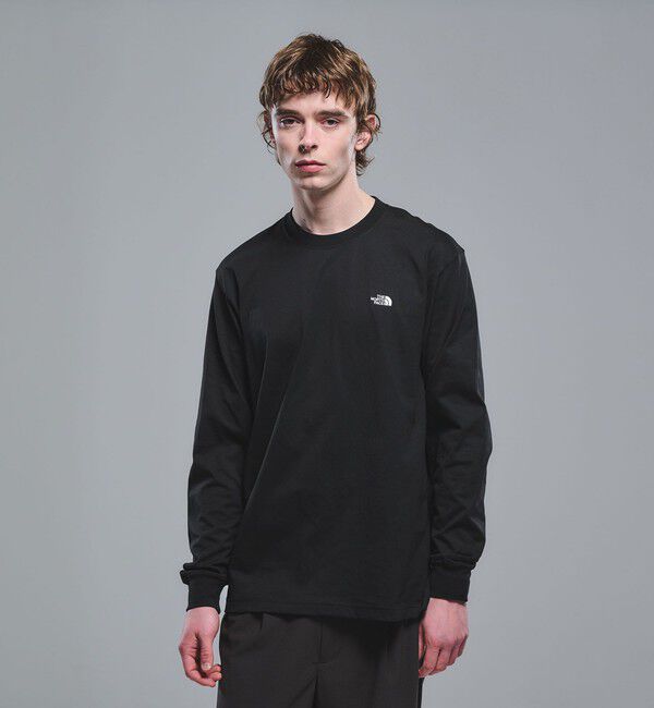 UNITED ARROWS green label relaxing「＜THE NORTH FACE＞フラッシュドライ ヌプシ ロングスリーブ 長袖 Tシャツ」|Tシャツ・カットソー|BLACK