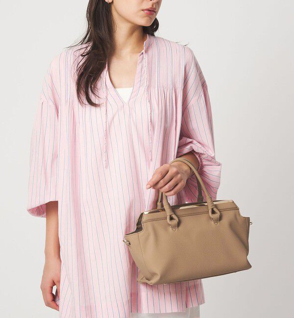 UNITED ARROWS green label relaxing「【別注】＜Hyman Roth＞ボックストートバッグ」|ショルダー・メッセンジャー|BEIGE