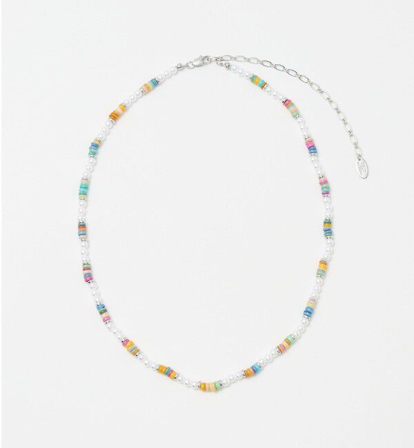 UNITED ARROWS green label relaxing「ミックスパーツ ネックレス」|ネックレス|OFF WHITE