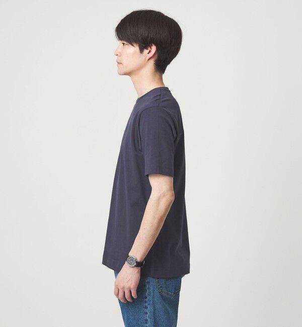 UNITED ARROWS green label relaxing「LONG FIBER COTTON クリア クルーネック 半袖 Tシャツ」|Tシャツ・カットソー|