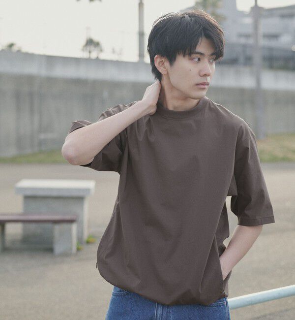 UNITED ARROWS green label relaxing「WONDER CLOTH クルーネック 半袖 Tシャツ -ストレッチ・接触冷感・吸水速乾-」|Tシャツ・カットソー|MOCA