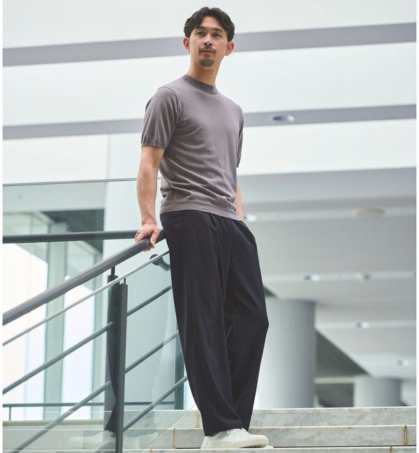 UNITED ARROWS green label relaxing「【WEB限定】JUST fit エアリーカルゼ 1P イージーパンツ-2WAYストレッチ・吸水速乾-」|その他|