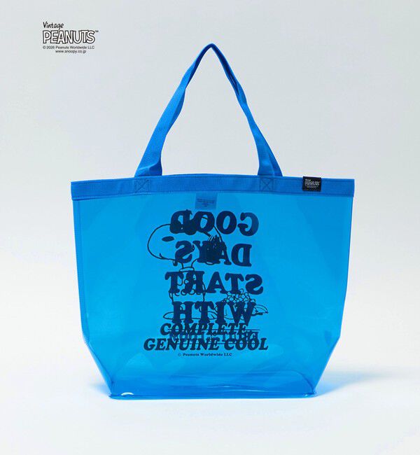 UNITED ARROWS green label relaxing「【別注】＜FRUIT OF THE LOOM&times;PEANUTS＞ PVC トートバッグ / キッズ  」|トートバッグ|COBALT