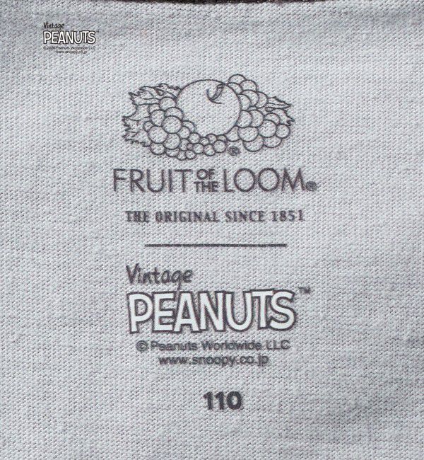 UNITED ARROWS green label relaxing「【別注】＜FRUIT OF THE LOOM &times; PEANUTS＞リンガーTシャツ / キッズ  110cm-130cm」|Tシャツ・カットソー|