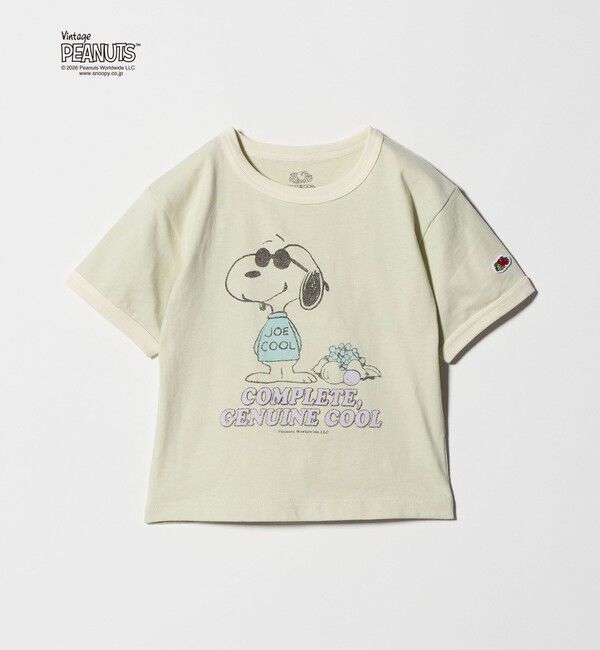 UNITED ARROWS green label relaxing「【別注】＜FRUIT OF THE LOOM &times; PEANUTS＞リンガーTシャツ / キッズ  110cm-130cm」|Tシャツ・カットソー|
