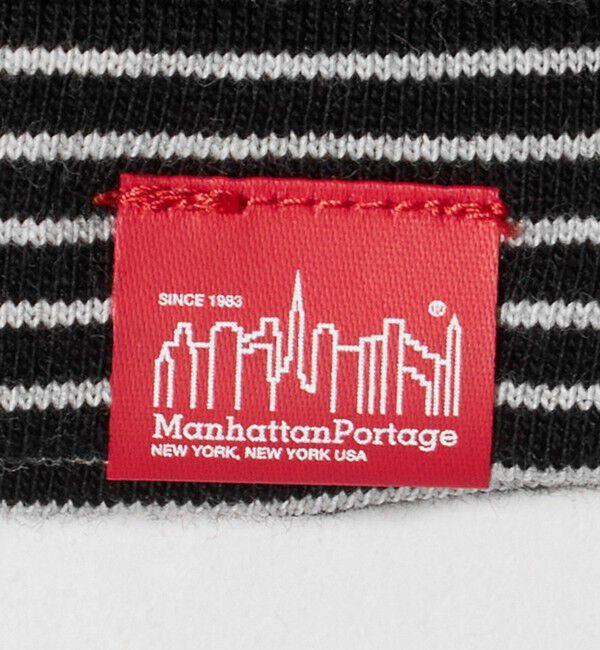 UNITED ARROWS green label relaxing「＜Manhattan Portage＞ ロゴ ボーダー Tシャツ」|Tシャツ・カットソー|