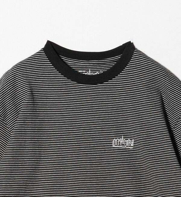 UNITED ARROWS green label relaxing「＜Manhattan Portage＞ ロゴ ボーダー Tシャツ」|Tシャツ・カットソー|