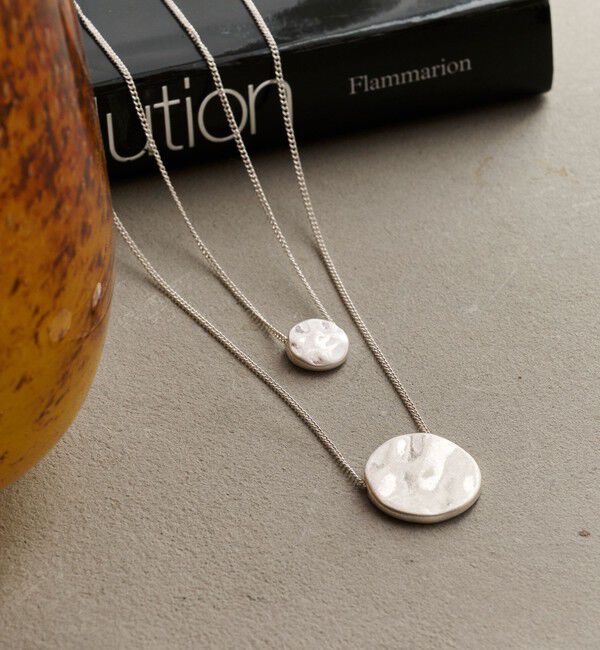 BEAUTY&YOUTH UNITED ARROWS「タタキサークル ネックレス -2WAY-」|ネックレス|SILVER
