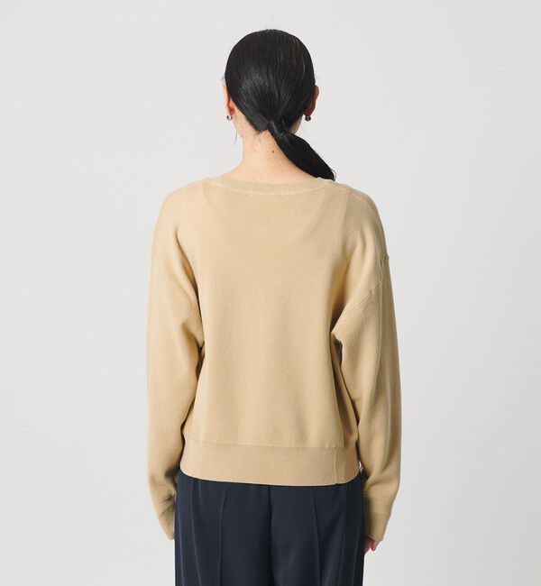 BEAUTY&YOUTH UNITED ARROWS「ソフトコットン Vネック スムース ニットプルオーバー ウォッシャブル」|ニット・セーター|