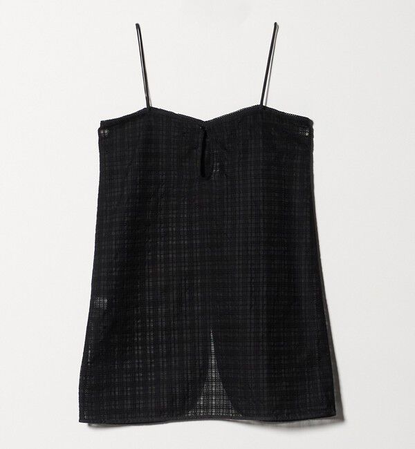 ATTISESSION「＜ATTISESSION＞エンブロイダリー チェック ミニ ドレス 」|ワンピース|