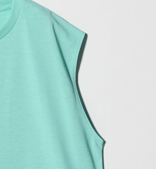 California General Store「＜CGS.＞リサイクル ポリエステル LUCK ノースリーブ Tシャツ 吸水速乾 UV軽減」|タンクトップ|