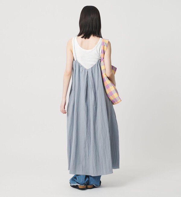 BEAUTY&YOUTH UNITED ARROWS「ギャザー ロングキャミソール ワンピース ウォッシャブル」|ワンピース|