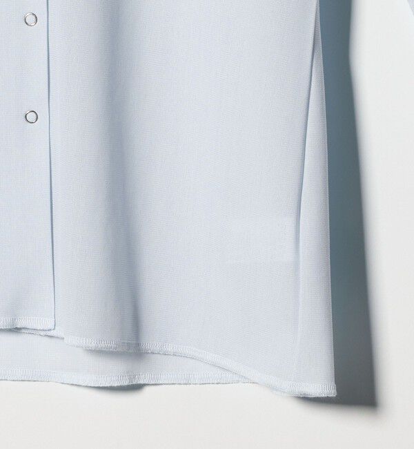 BEAUTY&YOUTH UNITED ARROWS「リングボタン チュール カーディガン ウォッシャブル 接触冷感」|カーディガン|