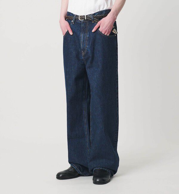 MONKEY TIME「デニム ルーズ ポケット バギー パンツ」|チノ|