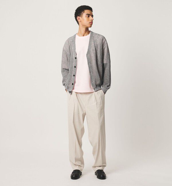 BEAUTY&YOUTH UNITED ARROWS「アイレットパターン シアー カーディガン 」|カーディガン|