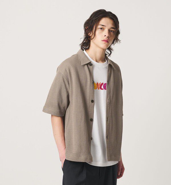 BEAUTY&YOUTH UNITED ARROWS「パナマ ニット シャツ ウォッシャブル」|カーディガン|BEIGE