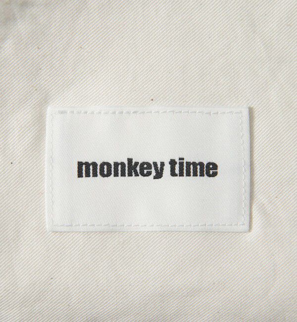 MONKEY TIME「ライトオンス リジッド デニム シンチバック スーパー バギー パンツ」|チノ|