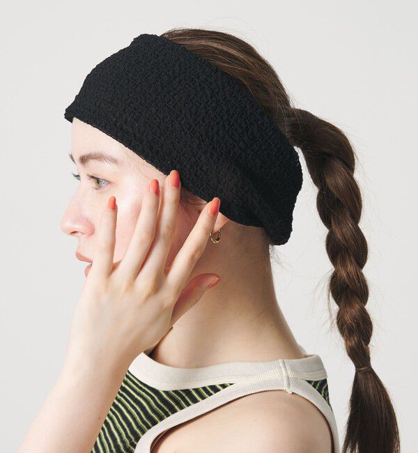 BEAUTY&YOUTH UNITED ARROWS「＜La maison de Lyllis＞LOEN ヘアバンド」|ヘアバンド|BLACK