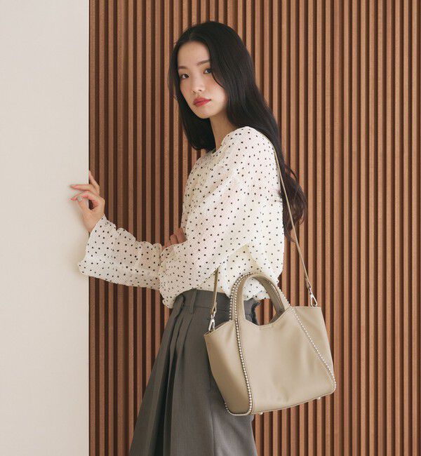 BEAUTY&YOUTH UNITED ARROWS「ナイロン ボールチェーン ミドル 2WAY トートバッグ はっ水」|トートバッグ|BEIGE