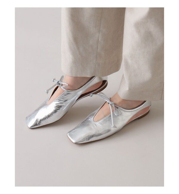 Demi-Luxe BEAMS 「PIPPICHIC / AMBER COCO フラットシューズ」|パンプス|SILVER