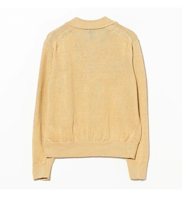Demi-Luxe BEAMS 「【別注】BATONER / リネン スキッパーネック ニット」|ニット・セーター|
