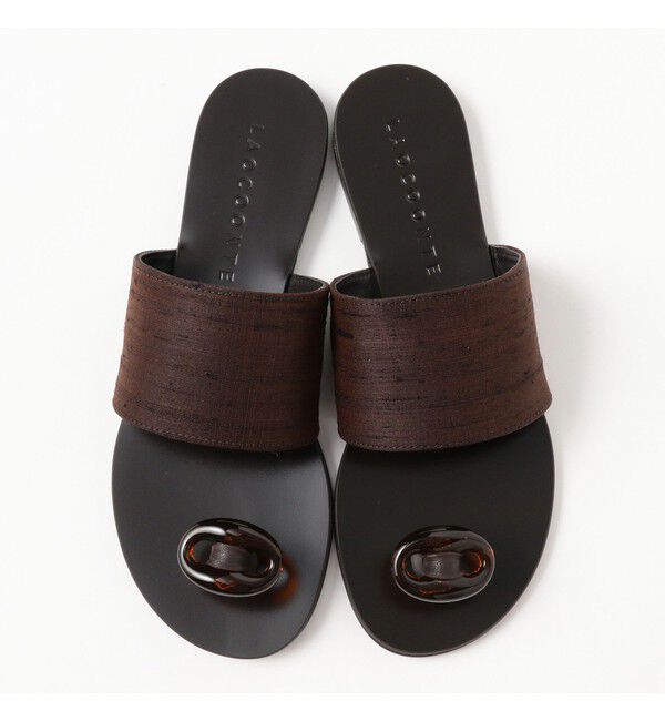 Demi-Luxe BEAMS 「LAOCOONTE / VALEN SEDA フラット サンダル」|サンダル|