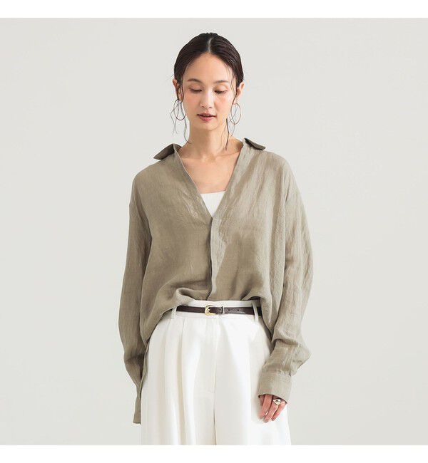 Demi-Luxe BEAMS 「:colon / リネンシャツ」|シャツ・ブラウス|