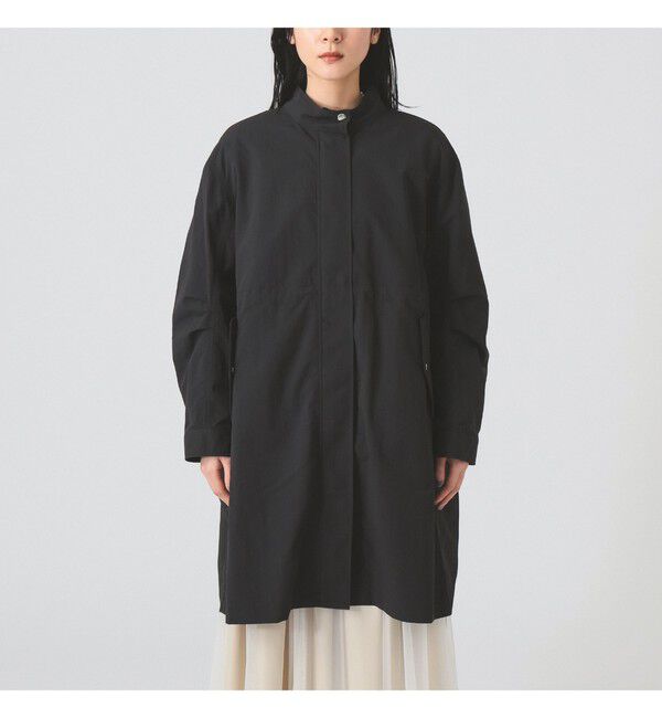 Ray BEAMS 「バック タック スタンドカラー コート（吸水速乾・UVカット）」|ダッフルコート|