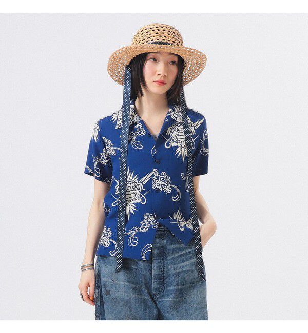 BEAMSBOY「【別注】SUN SURF / オープンカラー シャツ」|シャツ・ブラウス|NAVY