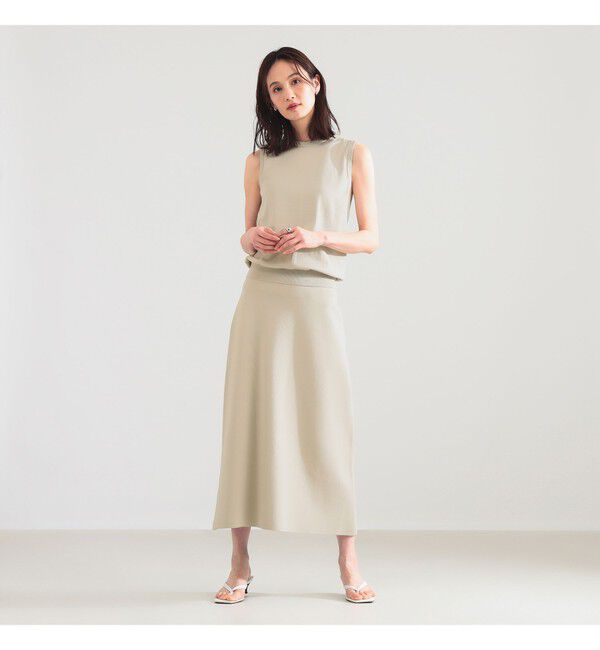 Demi-Luxe BEAMS 「SLOANE / 16ゲージ スムース編み スカート」|スカート|