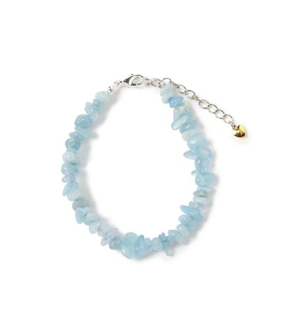 BEAMSBOY「ROSETTA PRAYER / CRYSTAL CHIP BRACELET」|その他|AQUAMARINE