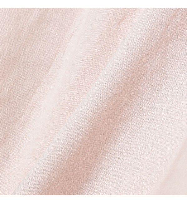 Ray BEAMS 「リネン スタンドカラー フレンチスリーブ シャツ」|シャツ・ブラウス|