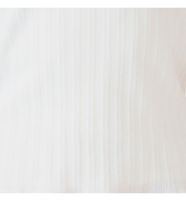 Ray BEAMS 「RIB キリカエ アシメネック Tシャツ」|Tシャツ・カットソー|