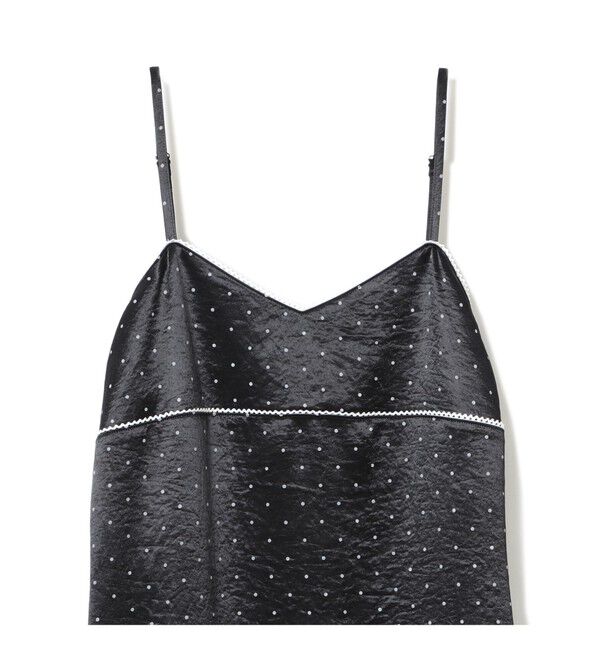 Ray BEAMS 「サテン ドット キャミワンピース」|ワンピース|