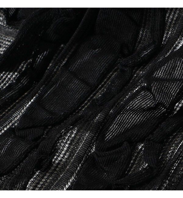 Ray BEAMS 「メッシュ ストライプ カーディガン」|カーディガン|