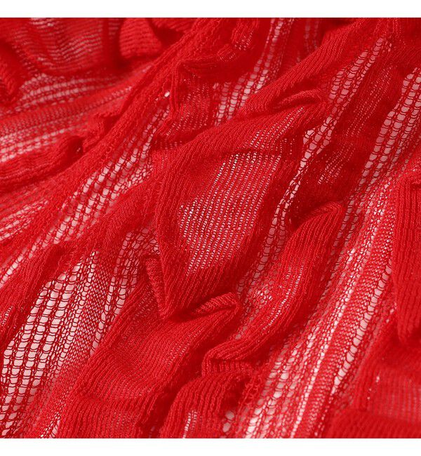 Ray BEAMS 「メッシュ ストライプ カーディガン」|カーディガン|