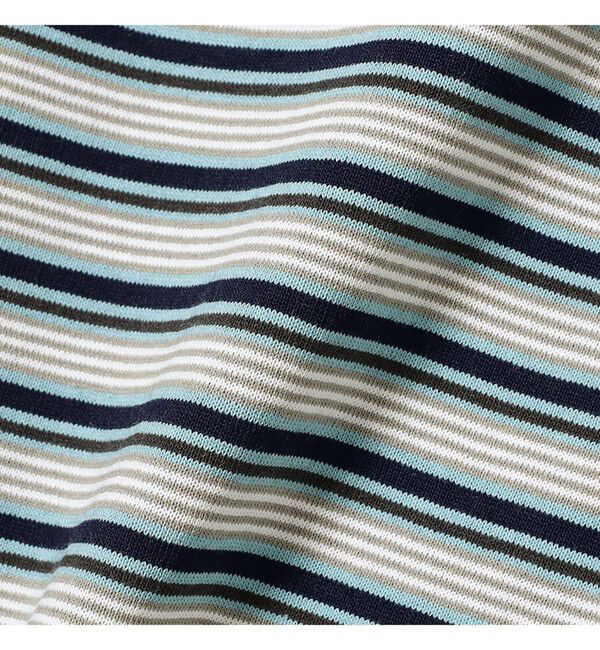 Ray BEAMS 「DANTON / ストライプ ロングスリーブ Tシャツ」|Tシャツ・カットソー|
