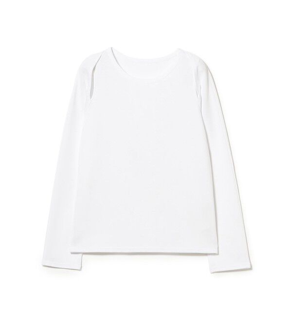 Ray BEAMS 「ショルダー オープン ロングスリーブ Tシャツ」|Tシャツ・カットソー|