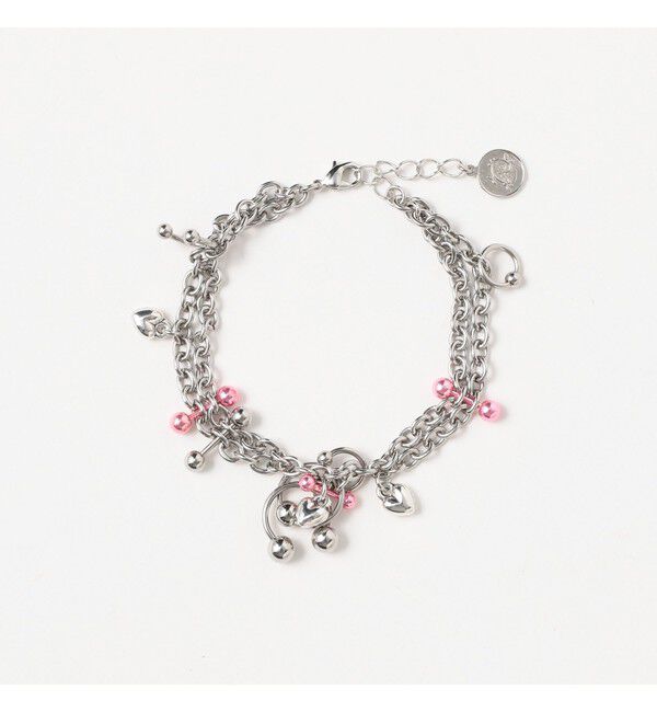 Ray BEAMS 「LOTUS PINK / ボディピアス チャーム ブレスレット」|その他|