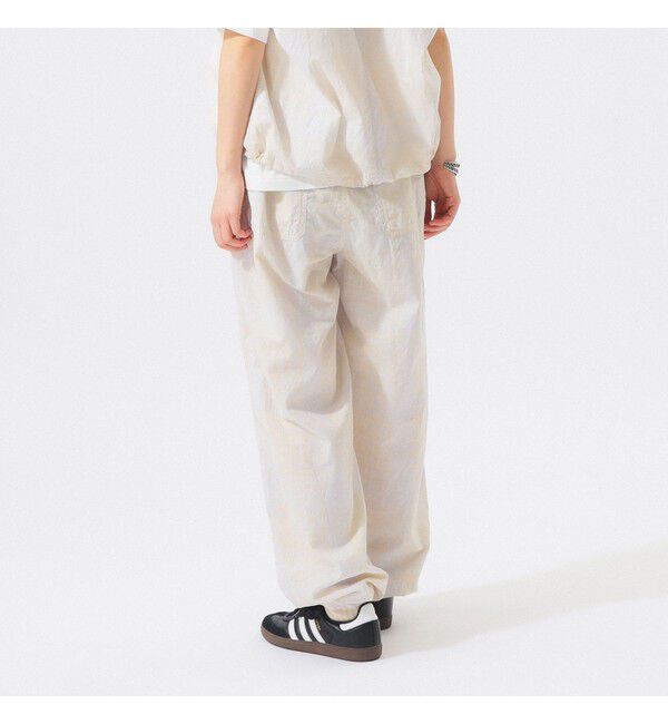 BEAMSBOY「チェック ストライプ ヘムコード パンツ」|チノ|