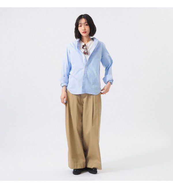 BEAMSBOY「ワイド タック チノ パンツ」|チノ|