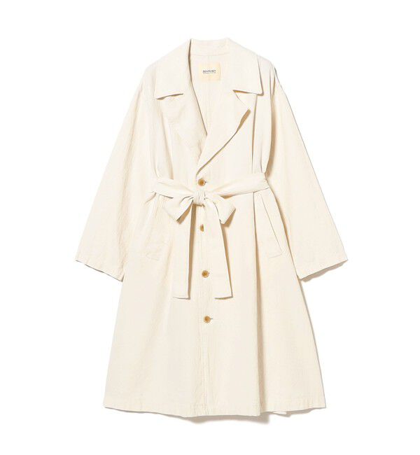 BEAMSBOY「コットン リネン ビッグ コート」|ダッフルコート|
