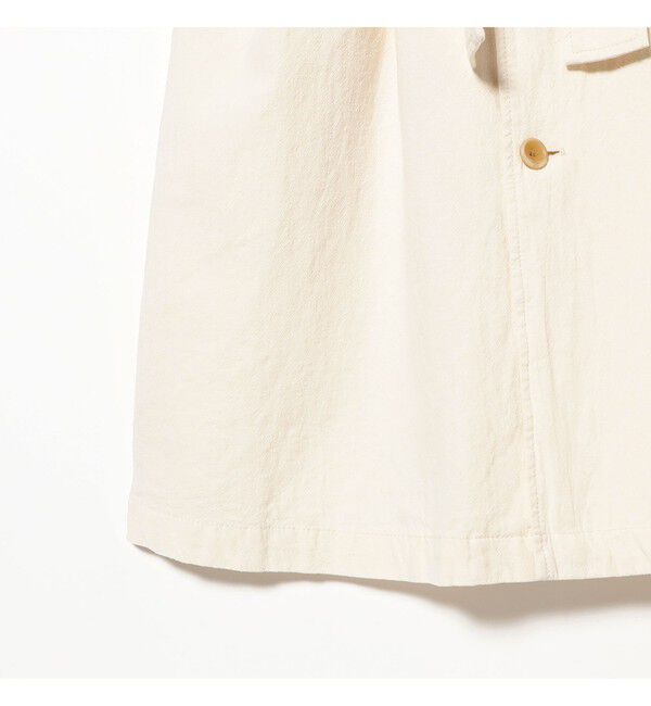 BEAMSBOY「コットン リネン ビッグ コート」|ダッフルコート|
