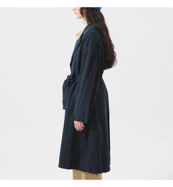 BEAMSBOY「コットン リネン ビッグ コート」|ダッフルコート|