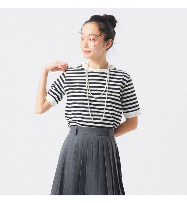 BEAMSBOY「ボーダー バインダー ショートスリーブ Tシャツ」|Tシャツ・カットソー|