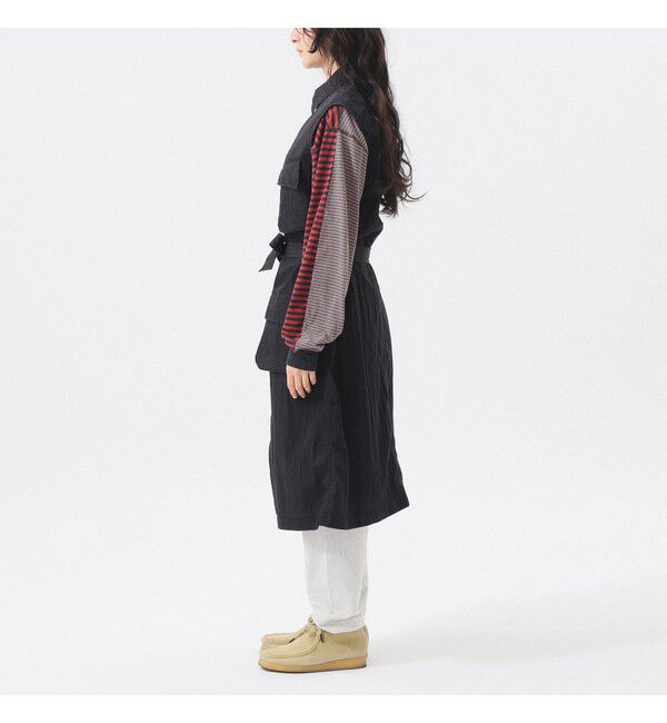 BEAMSBOY「ミリタリー ノースリーブ ワンピース」|ワンピース|