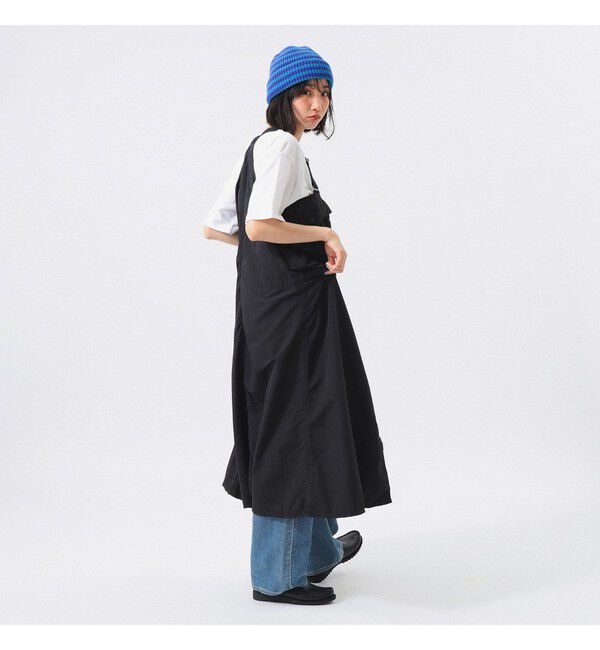 BEAMSBOY「ナイロン フィッシング ベスト アレンジ ワンピース」|ワンピース|