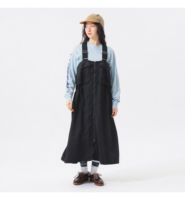 BEAMSBOY「ナイロン フィッシング ベスト アレンジ ワンピース」|ワンピース|