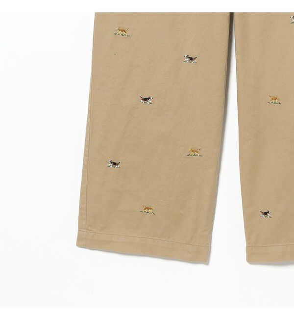 BEAMSBOY「ボーイ ドッグ エンブロイダリー チノ」|チノ|